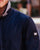 Weekend Offender Hooded Rain Mac Navy