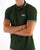 Barbour International Essential Tipped Polo Green