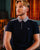 Weekend Offender Check Collar Polo Shirt Navy