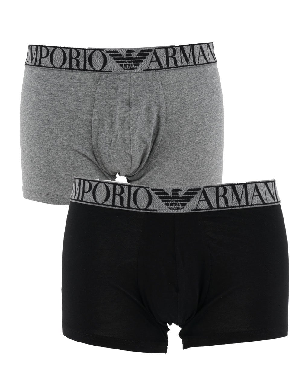 Emporio Armani Twin Pack Boxers Black/Grey
