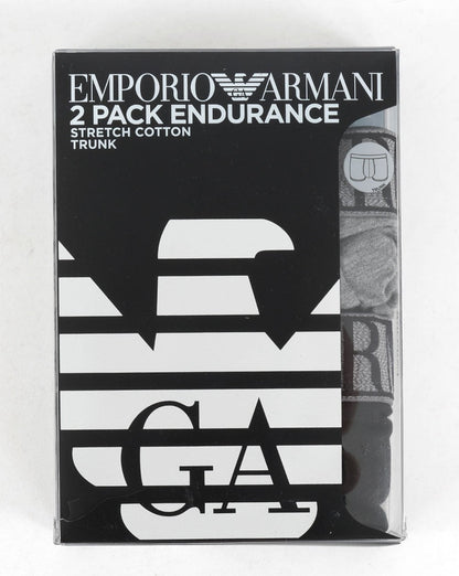 Emporio Armani Twin Pack Boxers Black/Grey