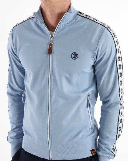 Trojan Taped Track Top Sky Blue