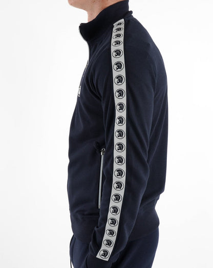 Trojan Taped Track Top Navy