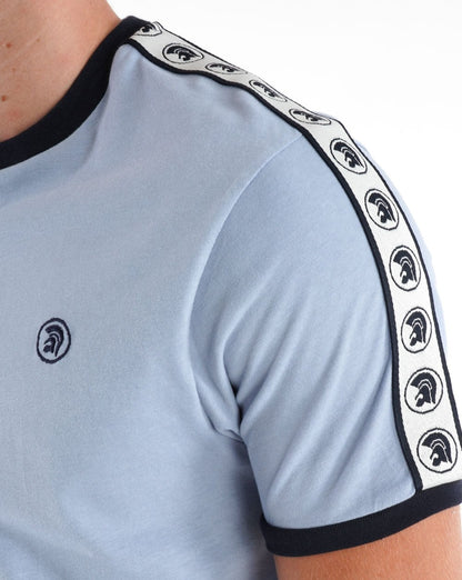 Trojan Taped Sleeve T-shirt Sky