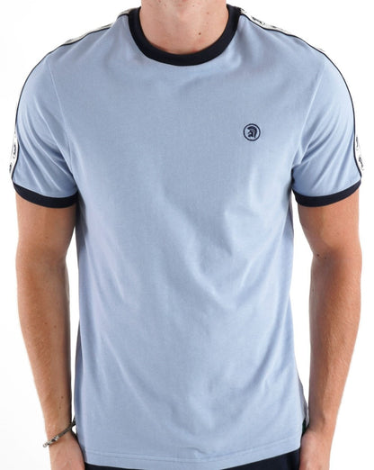 Trojan Taped Sleeve T-shirt Sky