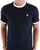 Trojan Taped Sleeve T-shirt Navy