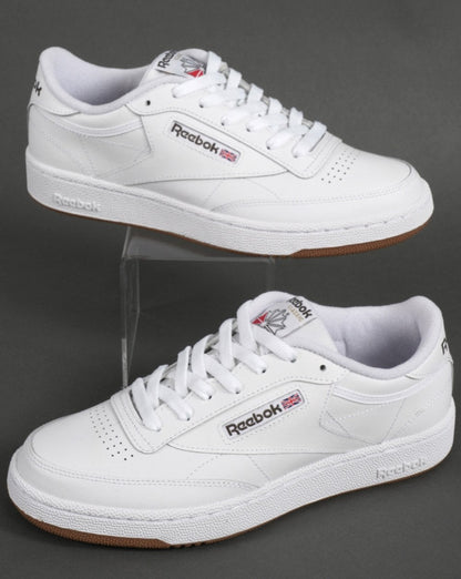 Reebok Club C 85 Trainers White/Army Green