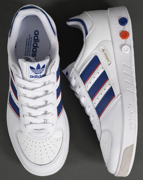 Adidas G.s. Court White/Royal/Orange