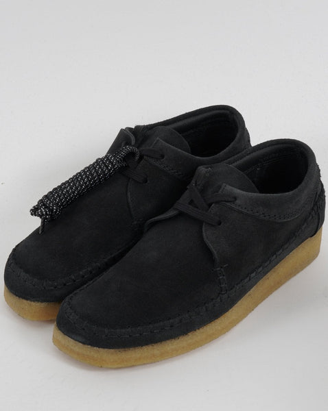 Clarks Originals Weaver Shoe Black Suede