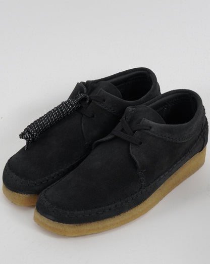 Clarks Originals Weaver Shoe Black Suede