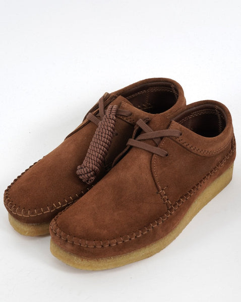 Clarks Originals Weaver Shoe Cola Suede