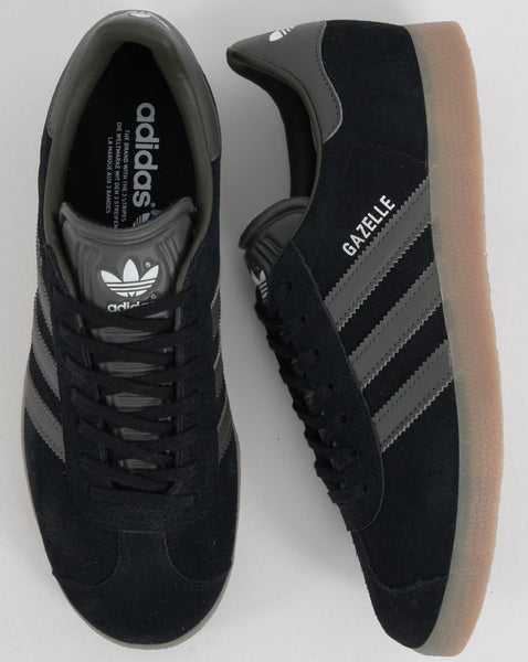 Adidas Gazelle Trainers Black/Grey