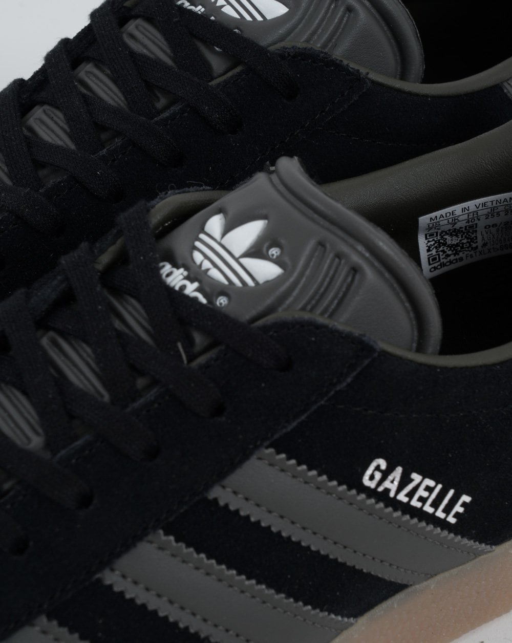Adidas Gazelle Trainers Black/Grey