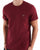 Gant Solid Crew Neck T Shirt Dark Red