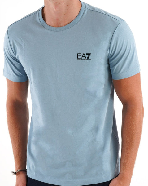 Emporio Armani EA7 T Shirt Light Blue