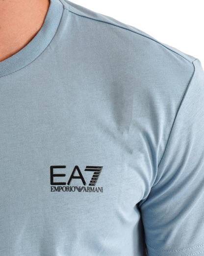 Emporio Armani EA7 T Shirt Light Blue