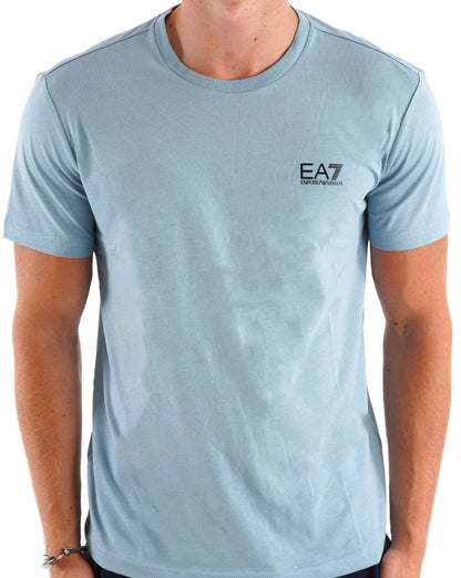Emporio Armani EA7 T Shirt Light Blue