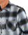 Replay Checked Flannel Shirt Black/White/Blue