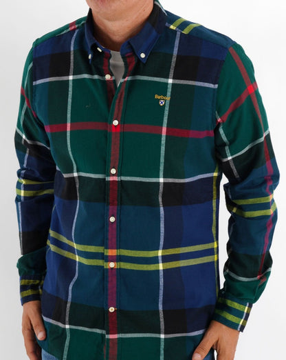 Barbour Stanford Shirt Tartan Green