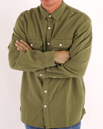 Levi's Jackson Worker Oversize Shirt Green