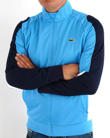 Lacoste Sport Contrasting Track Top Blue/Navy Blue/White