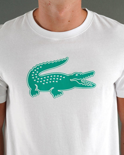 Lacoste Sport Logo T-shirt White/Green