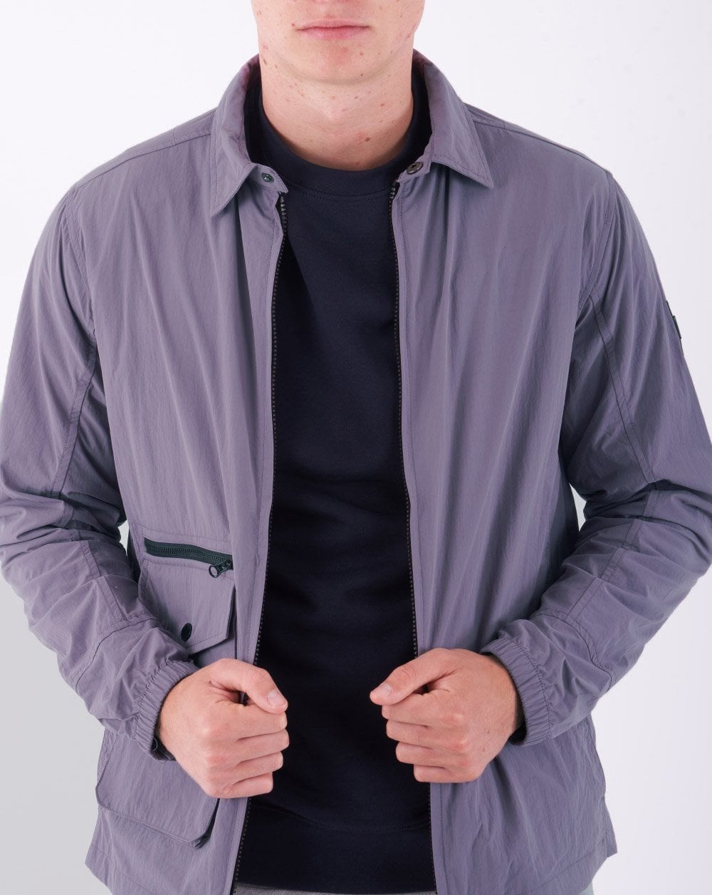Weekend Offender Vinnie Overshirt Soft Grape