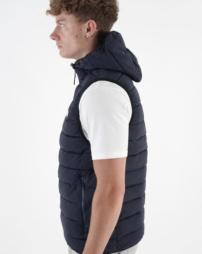 Weekend Offender Toronto Hooded Gilet Navy