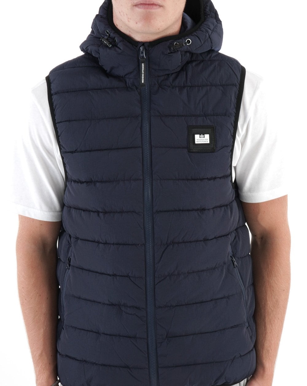 Weekend Offender Toronto Hooded Gilet Navy