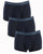 Emporio Armani 3 Pack Boxer Shorts Marine/Blue