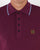 Trojan Textured Knit Polo Shirt Port