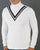 Ska & Soul Twin V Knit Roll Neck Ecru