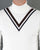 Ska & Soul Twin V Knit Roll Neck Ecru