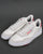 Reebok Court Peak Trainers Off White/Red