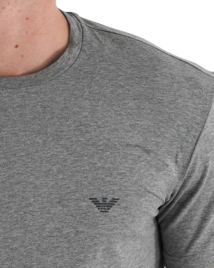 Emporio Armani 2 Pack T Shirts Grey/Black