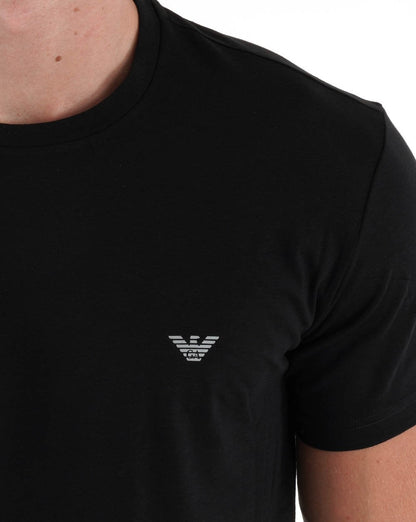 Emporio Armani 2 Pack T Shirts Grey/Black