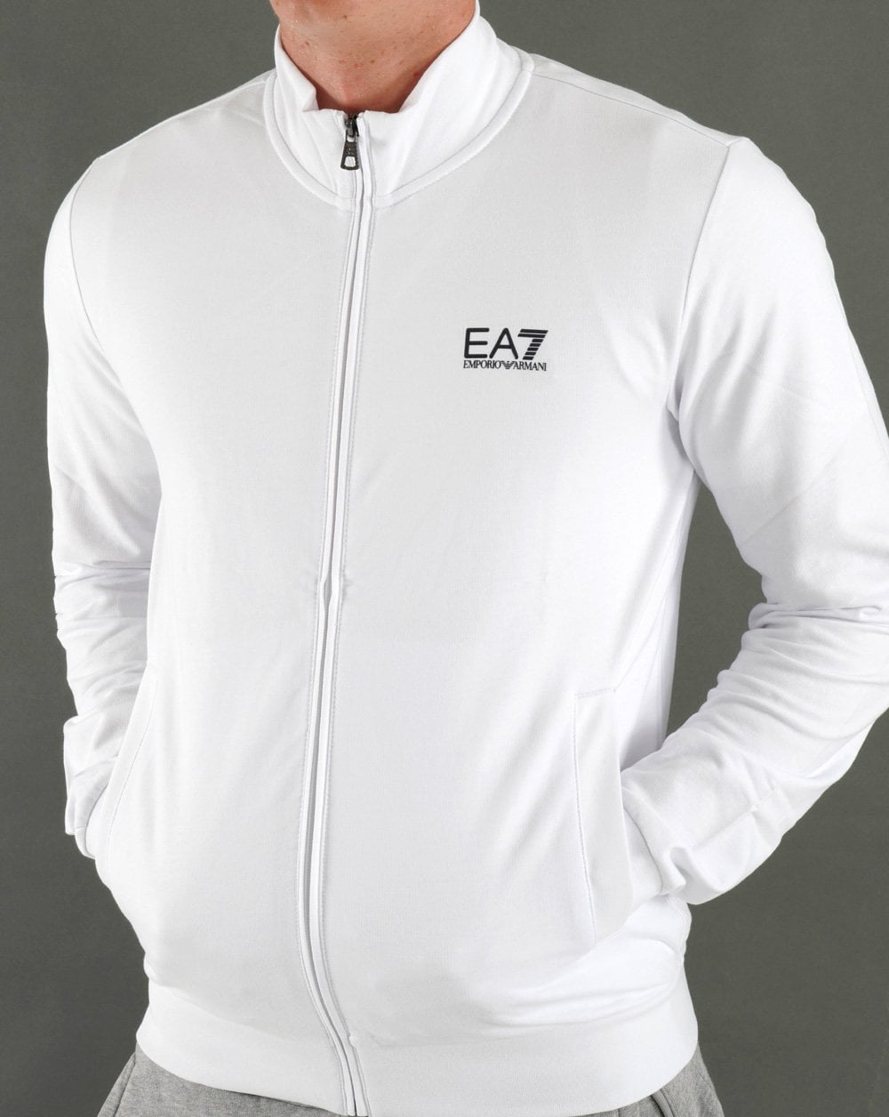 Emporio Armani EA7 Track Top Track Top White