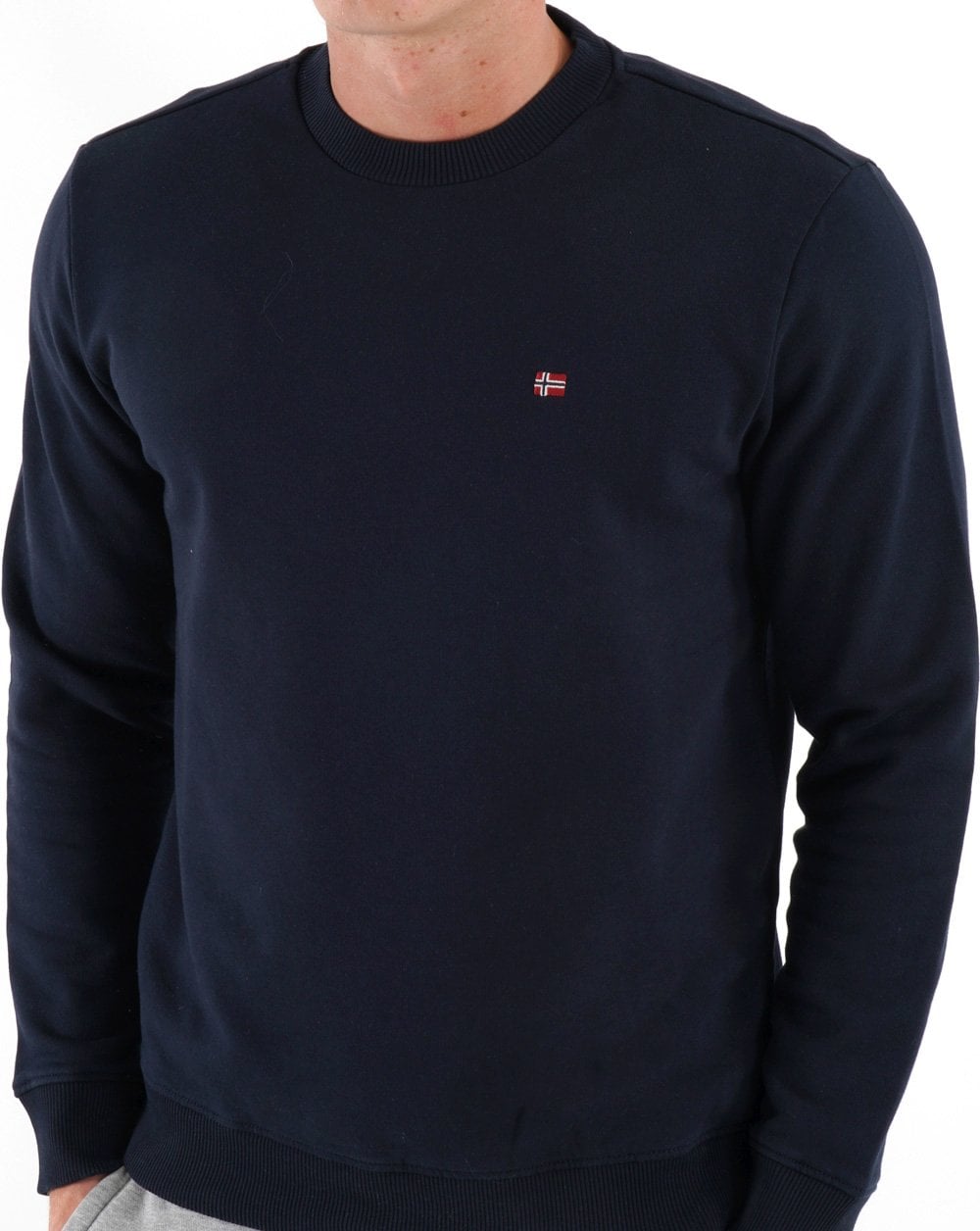 Napapijri Balis Crew Neck Sweatshirt Dark Blue