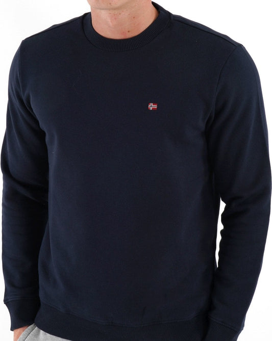 Napapijri Balis Crew Neck Sweatshirt Dark Blue