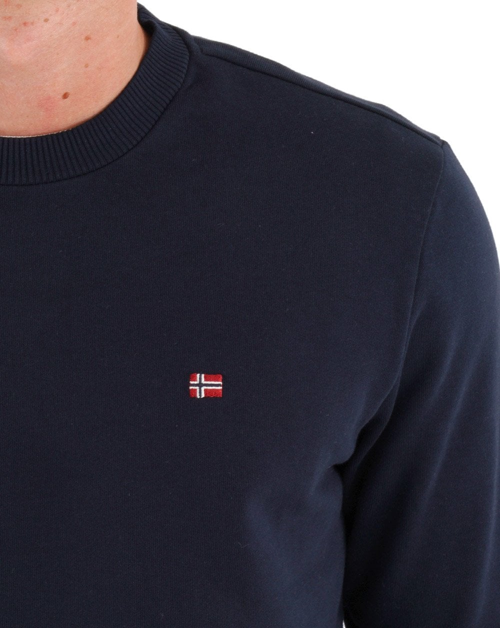 Napapijri Balis Crew Neck Sweatshirt Dark Blue