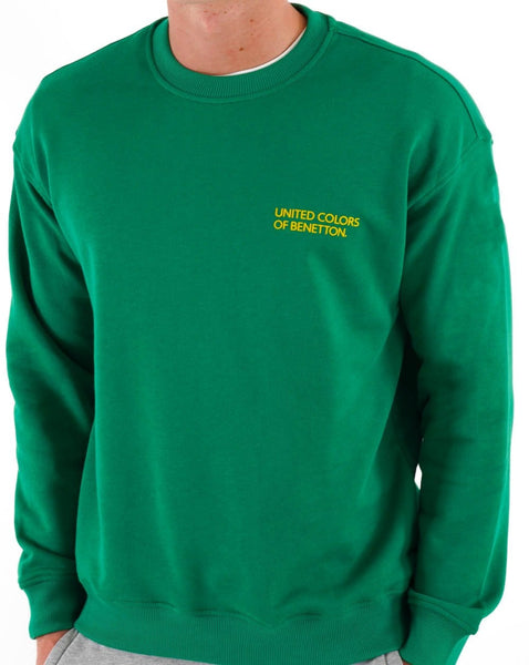 Benetton Logo Sweatshirt Green