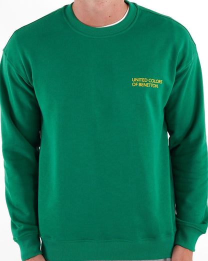 Benetton Logo Sweatshirt Green