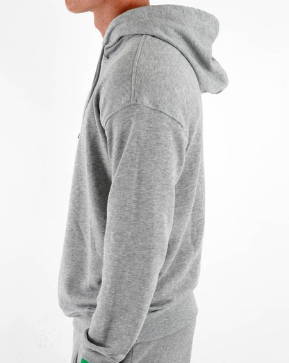Benetton Cotton Hoodie Grey Marl
