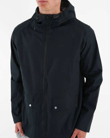 Barbour Domus Hooded Jacket Black
