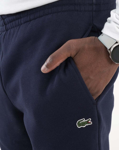 Lacoste Slim Cuffed Fleece Track Pant Navy