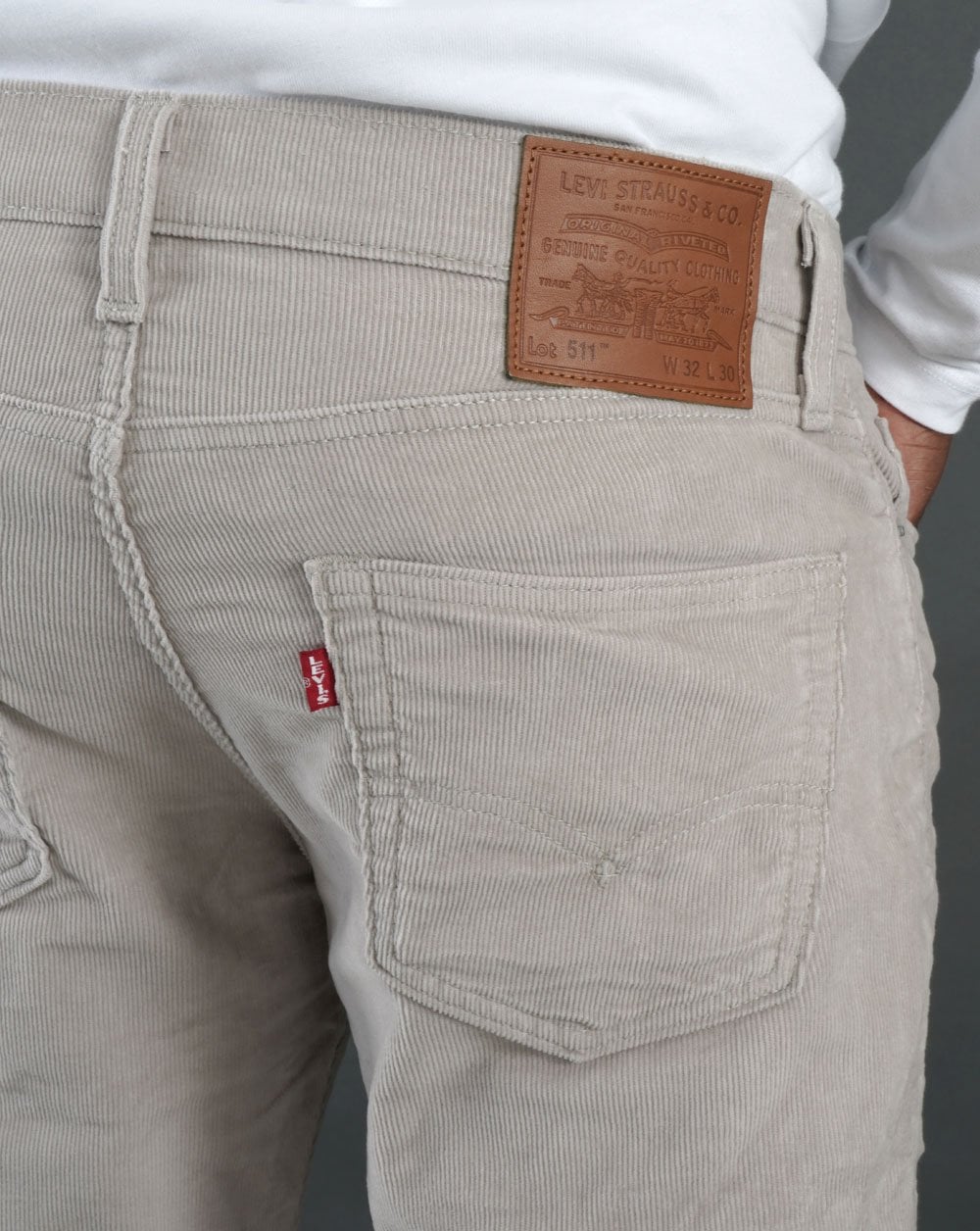 Levi's 511 Slim Fit Cords Stone