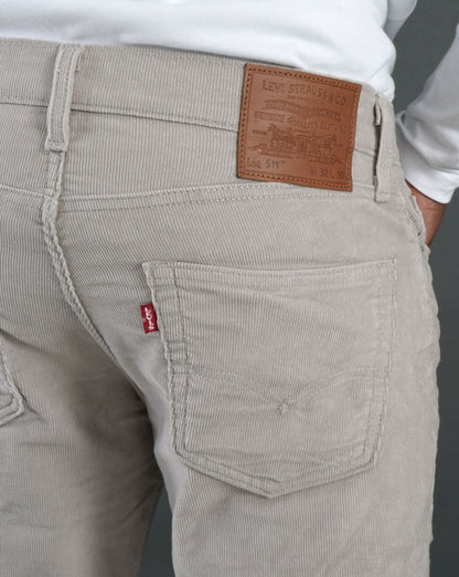 Levi's 511 Slim Fit Cords Stone