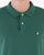 Benetton Long Sleeve Polo Shirt Dark Green