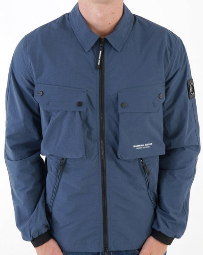 Marshall Artist Overshirt Airforce Blue