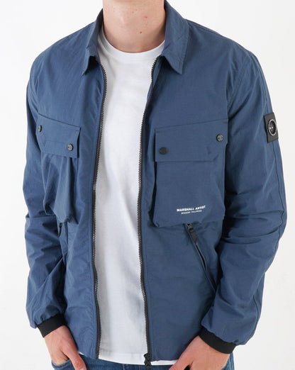 Marshall Artist Overshirt Airforce Blue